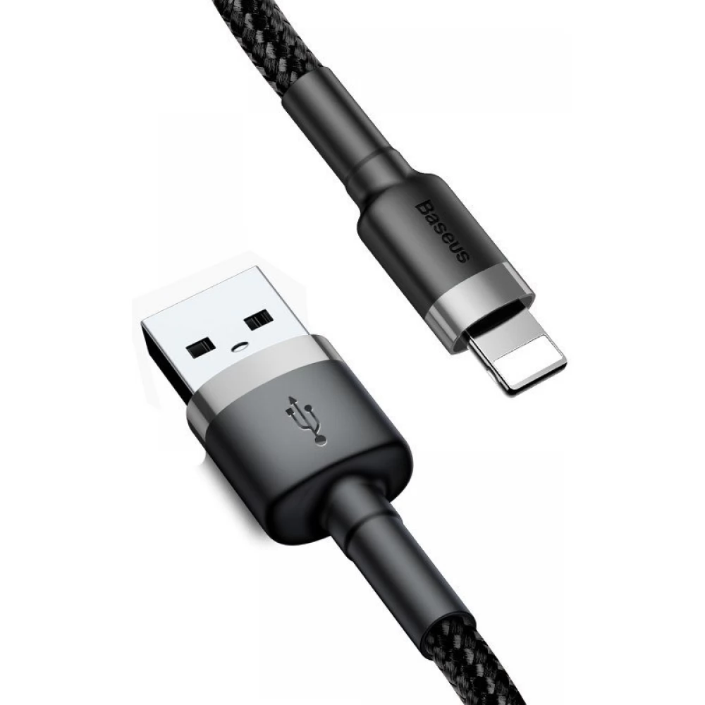 BASEUS USB Lightning Töltő/adatkábel Fekete 3m CALKLF-RG1