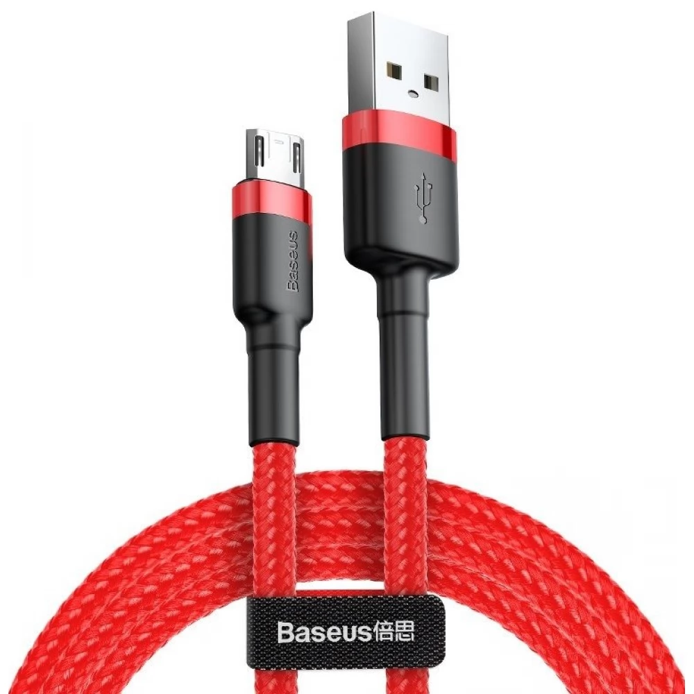 BASEUS USB Micro USB Átalakító Piros 2m CAMKLF-B09