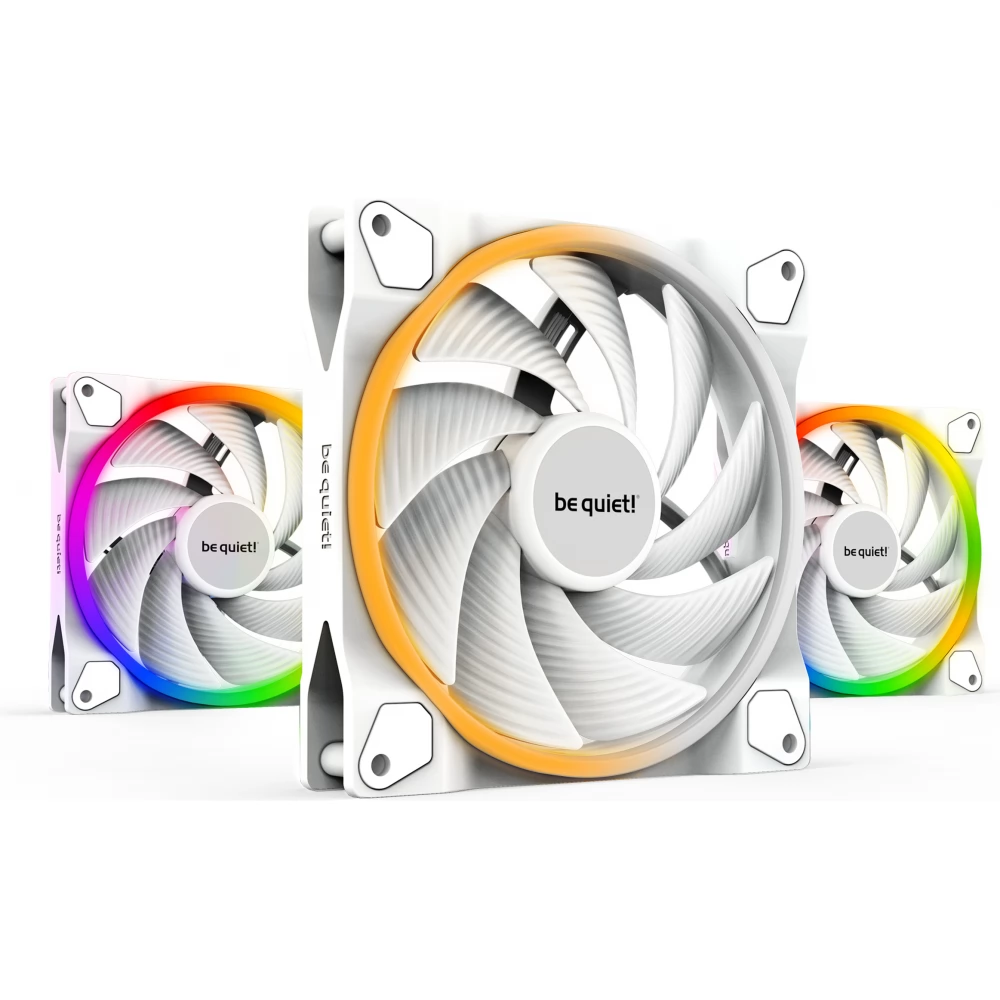 BE QUIET! Light Wings 140mm PWM fehér high-speed 3 darabos szett