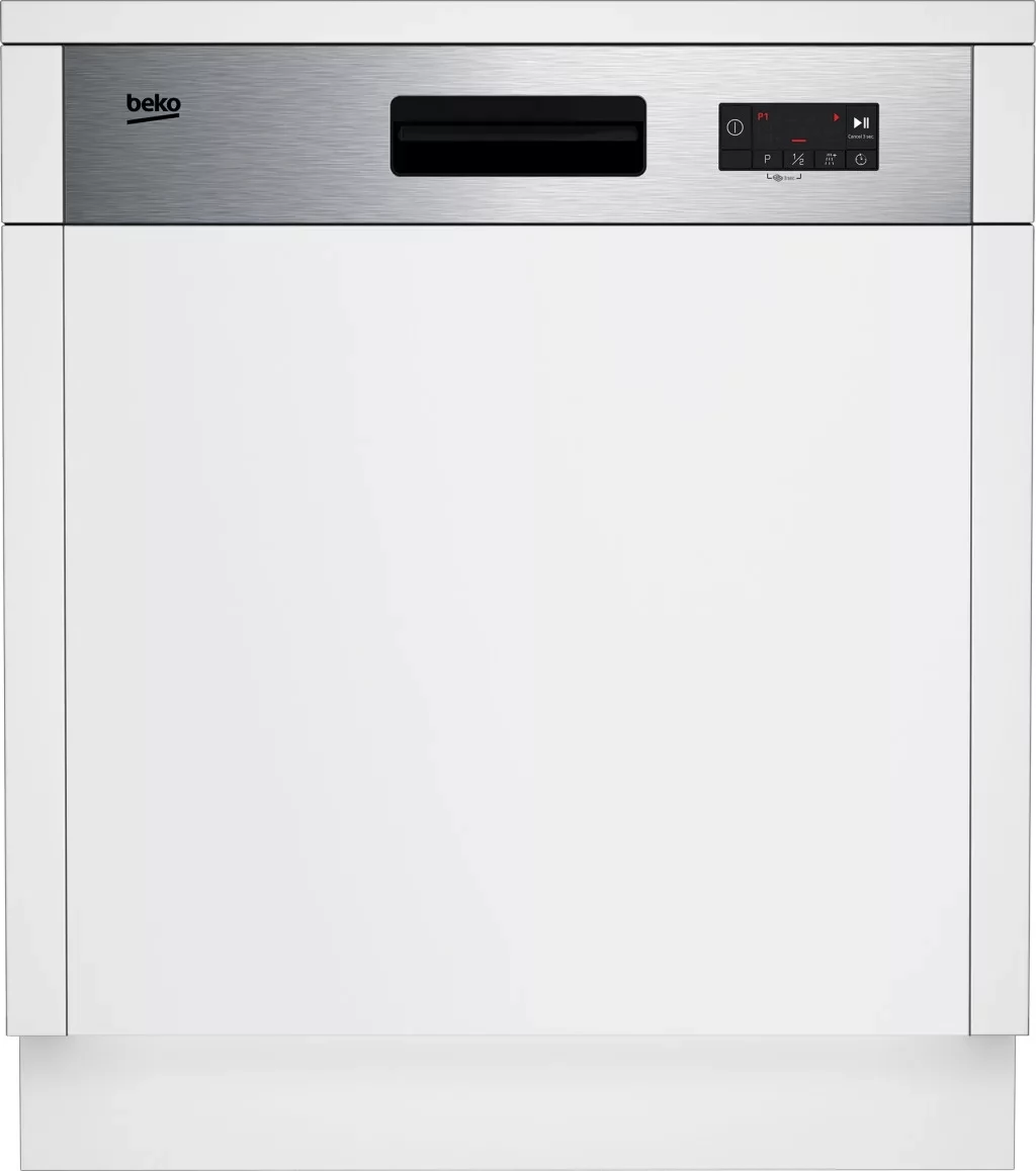 BEKO BDSN153E3X Mosogatógép beépíthető E Fehér