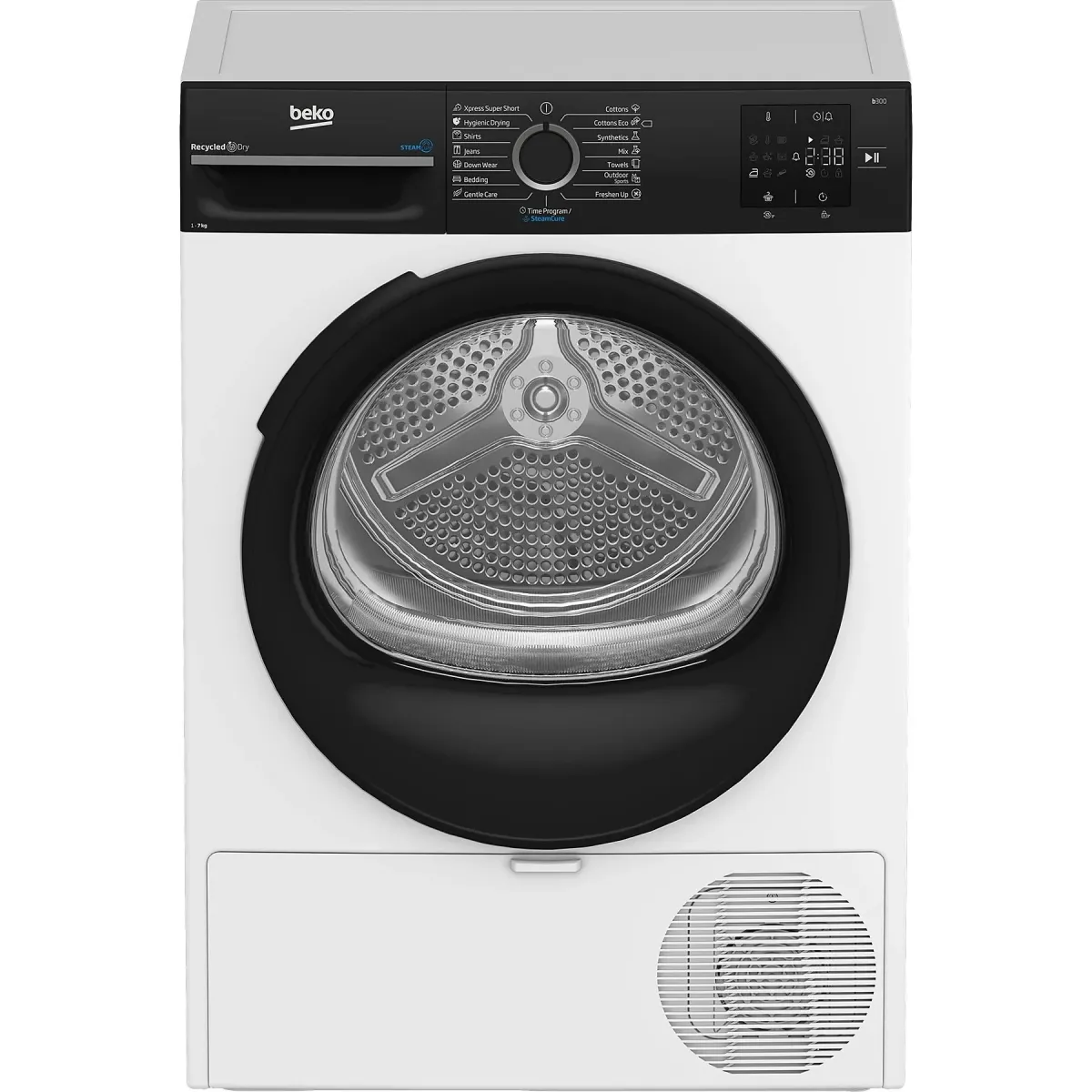 BEKO BM3T37239WBB Szárítógép elöltöltős 7 kg A++ fehér