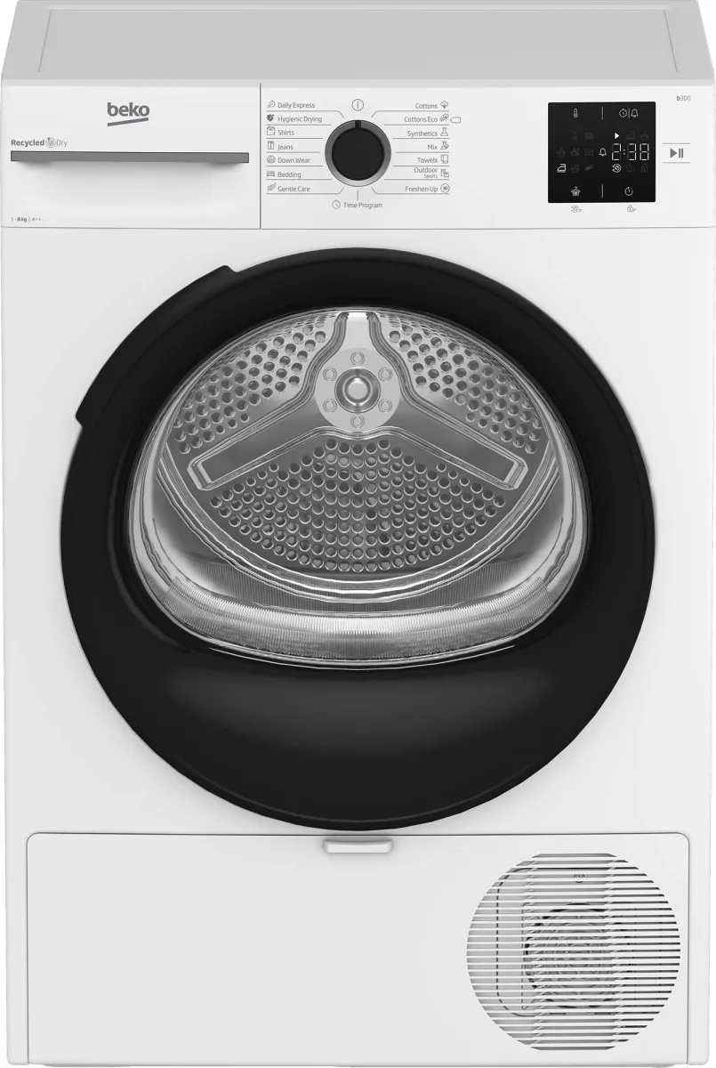 BEKO BM3T38230W Szárítógép hőszivattyús 8 kg A++ fehér