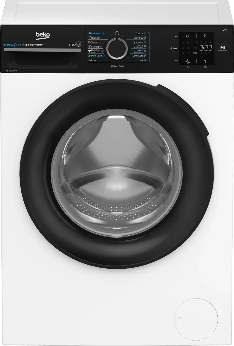 BEKO BM3WFSU37213WPBB Mosógép elöltöltős 7 kg A fehér