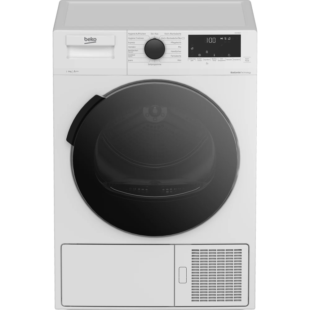 BEKO DHC946GX Szárítógép Hőszivattyús kondenzációs 9 kg A++ fehér