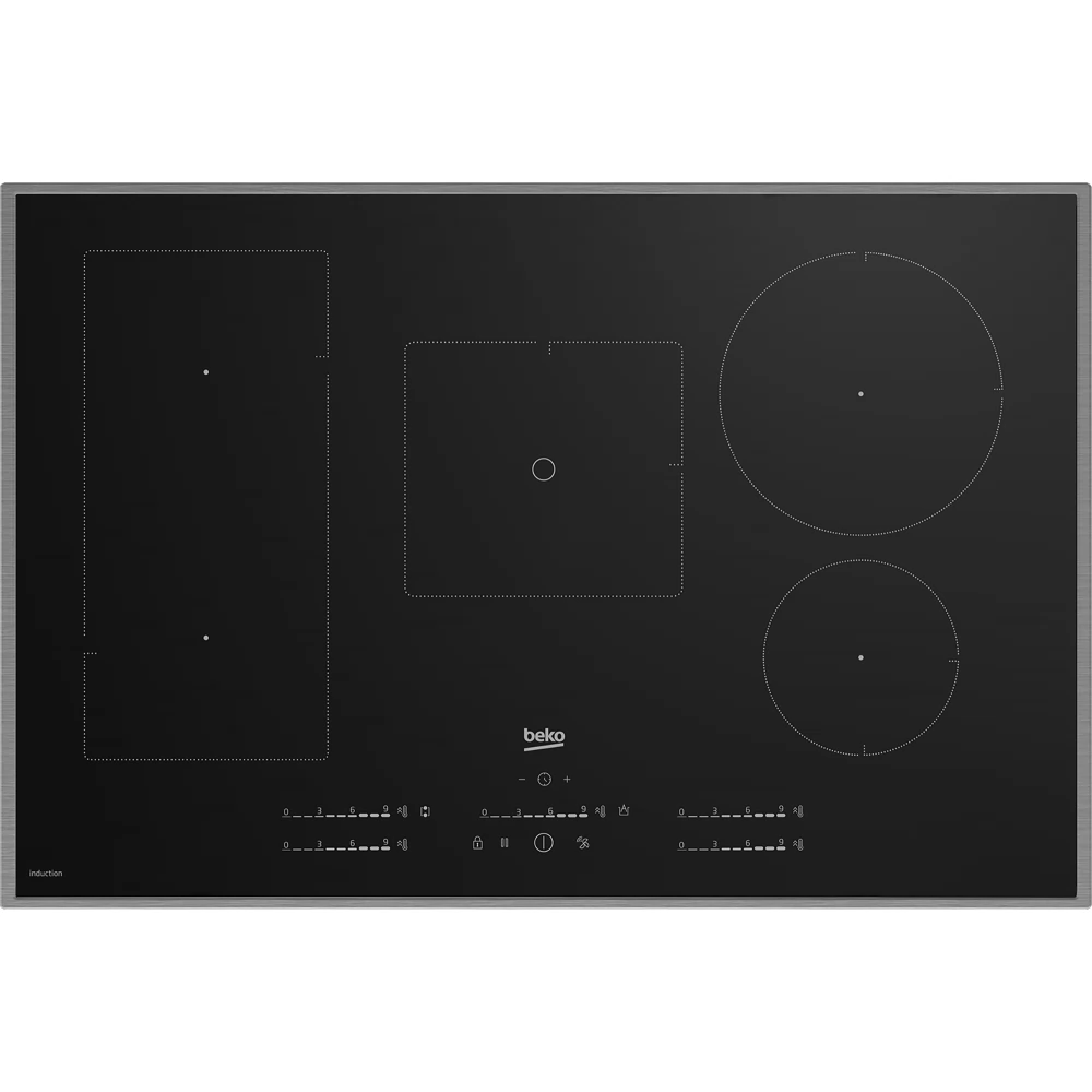 BEKO HII 85770 UFT Főzőlap 5 zónás indukciós 80cm fekete