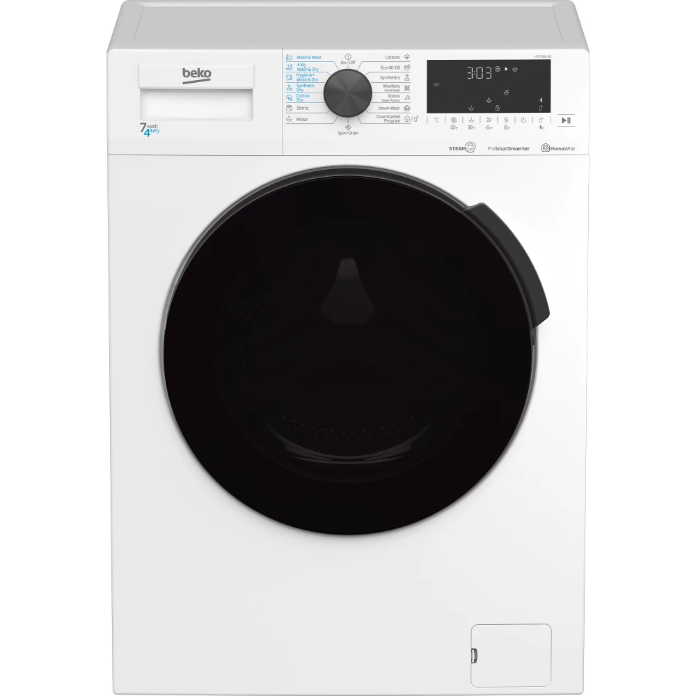 BEKO HTE7616X0 Mosó-Szárítógép szabadonálló 7 kg / 4 kg 1200 ford./perc fehér