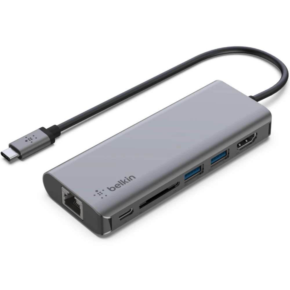 BELKIN AVC008BTSGY USB-C 6-in-1 Multiport Adapter