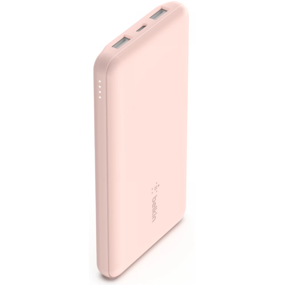 BELKIN Boost Charge Power Bank 10000mAh 2xUSB + USB-C 15W rózsaszín