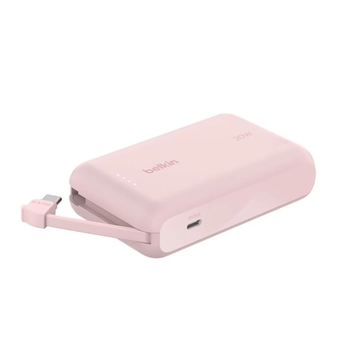 BELKIN Boost Charge Power Bank 10000mAh USB-C 20W rózsaszín