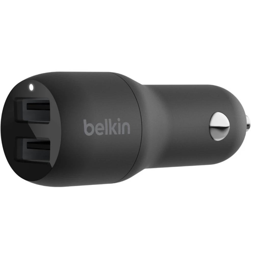 BELKIN Boost Up Charge Autós töltő 2xUSB 24W fekete