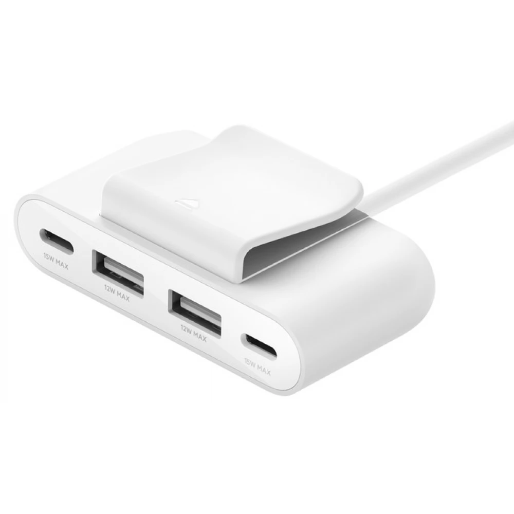 BELKIN BUZ001BT2MWHB7 30W 4-Port USB Power Extender
