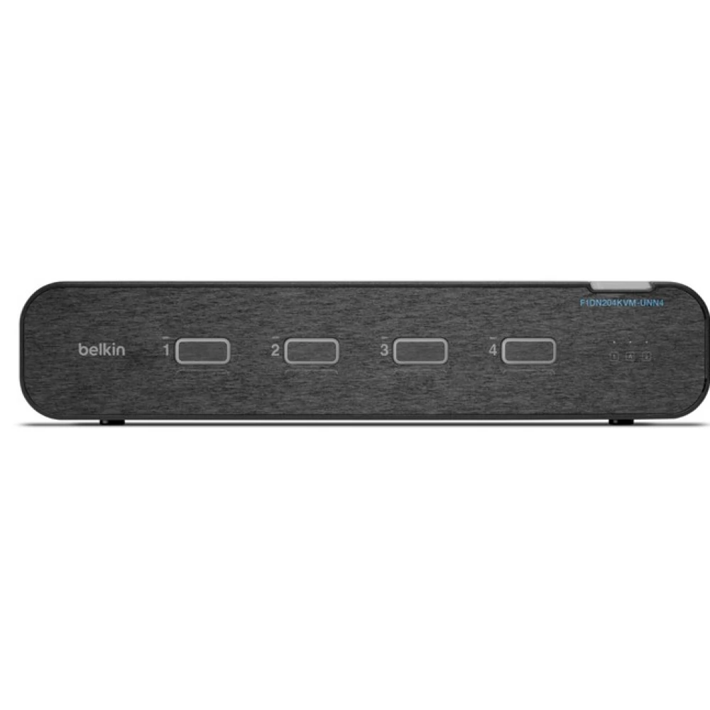 BELKIN F1DN204KVM-UNN4 Universal 2nd Gen Secure KVM Switch 4-Port Dual Head No CAC