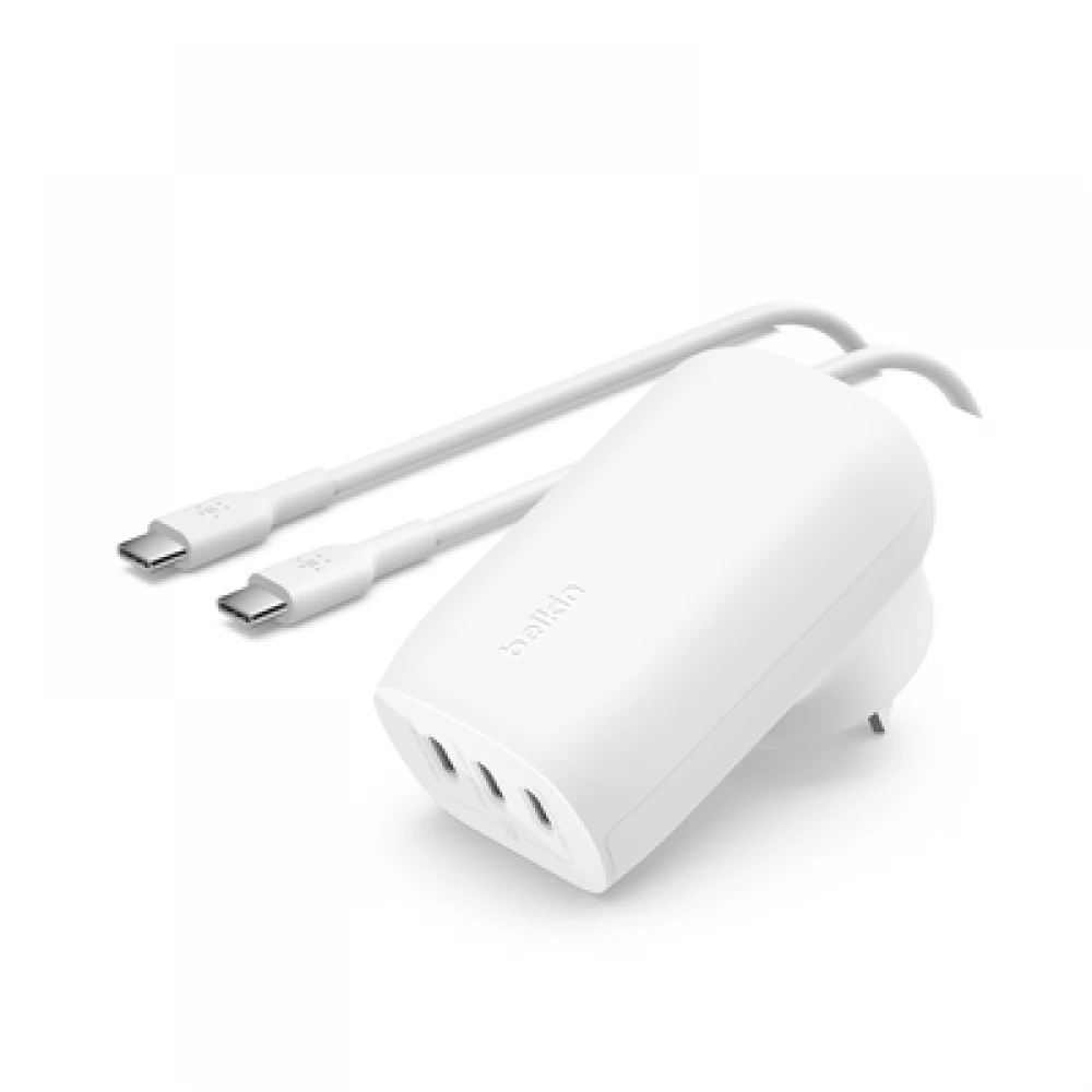 BELKIN Három portos USB-C töltő PPS-sel (67 W) fehér