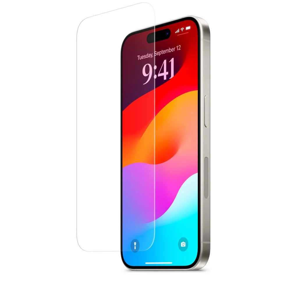 BELKIN ScreenForce Treated Privacy Screen Protector for iPhone 15