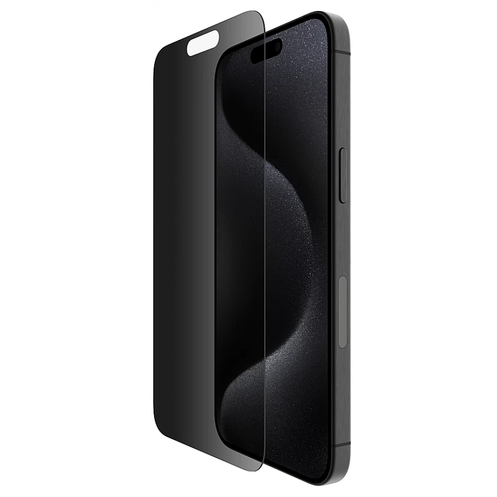 BELKIN ScreenForce Treated Privacy Screen Protector for iPhone 15 Pro Max