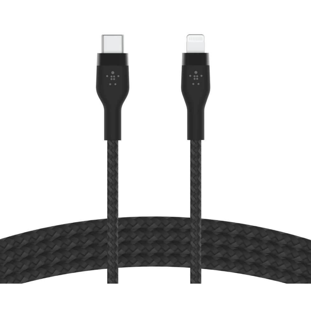 BELKIN USB 2.0 Type C Lightning Töltő/adat Fekete 2m CAA011bt2MBK