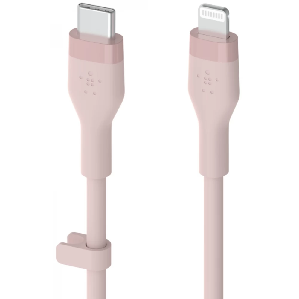 BELKIN USB 2.0 Type C Lightning Töltő/adat Rózsaszín 2m CAA009bt2MPK