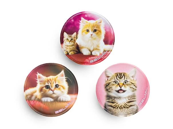 BELMIL Matrica tépőzáras Classy Plus táskához 3db Cats