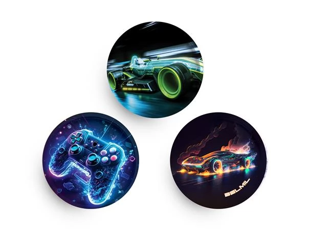 BELMIL Matrica tépőzáras Classy Plus táskához 3db Gamer