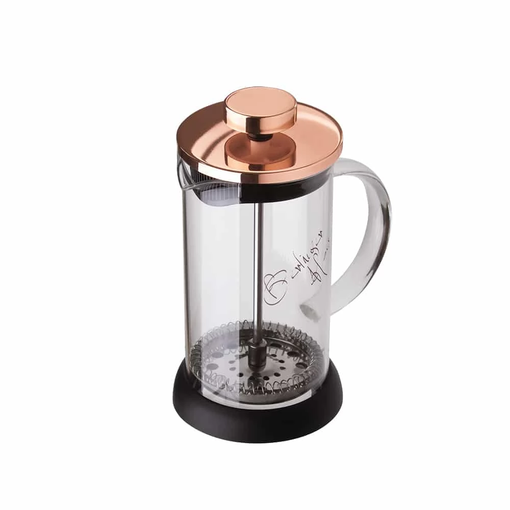 BERLINGER HAUS BH/1493 Metallic Line Rose Gold Edition Dugattyús kávéfőző