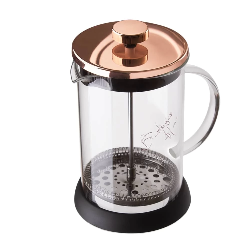 BERLINGER HAUS BH/1495 Metallic Line Rose Gold Edition Dugattyús kávéfőző