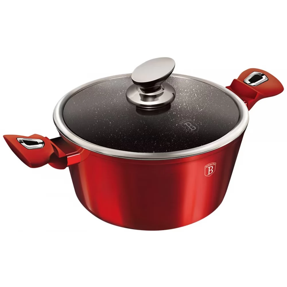BERLINGER HAUS BH/6192 Lábas fedővel 30cm piros