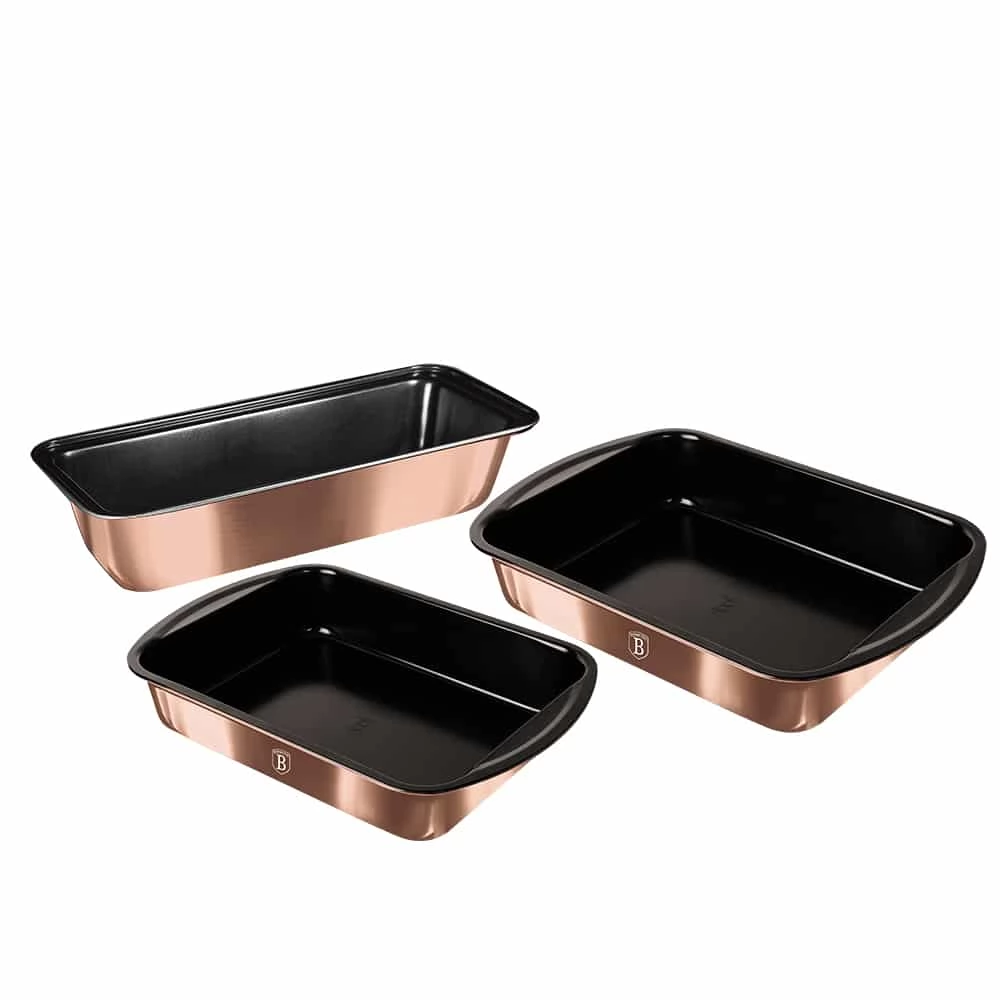 BERLINGER HAUS BH/7630 Metallic Line Rose Gold Edition Sütőforma készlet