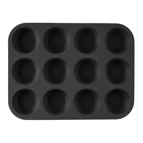 BERLINGER HAUS BH/7950 Muffin sütőforma 12 részes Matt Fekete