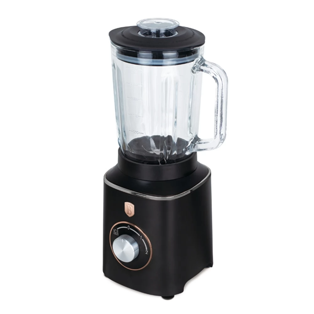BERLINGER HAUS BH/9449N Turmixgép üvegkancsóval 1.5L fekete- rose gold