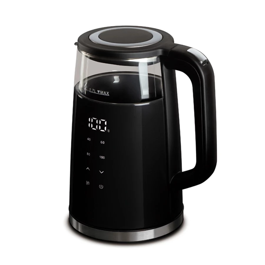 BERLINGER HAUS BH/9476 Matte Black Collection Dupla falú Vízforraló 1800W