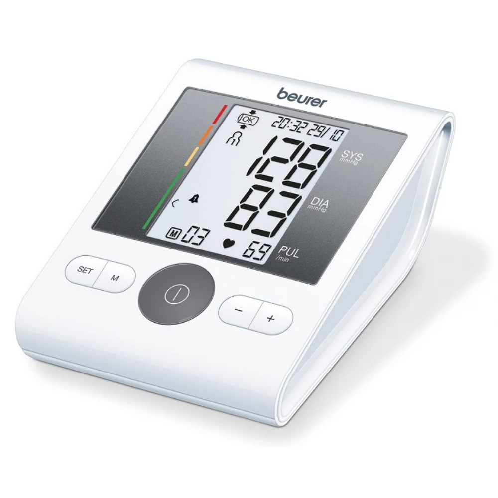 BEURER 658.21 BM 28 Onpack Felkaros vérnyomásmérő adapterrel
