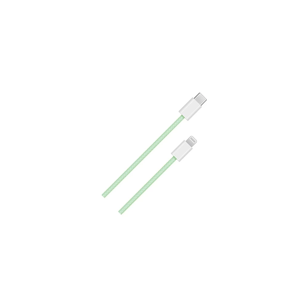BH USB 2.0 Type C Lightning Töltő/adat Zöld 1m BH1584