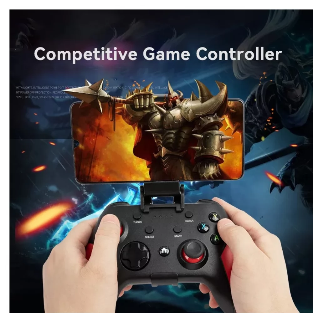 BH Vezeték Nélküli Bluetooth kontroller Android IOS Switch Windows PS3 PS4 fekete