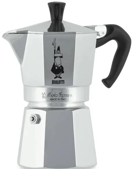 BIALETTI 1164 Moka Express 4 személyes kávéfőző Ezüst