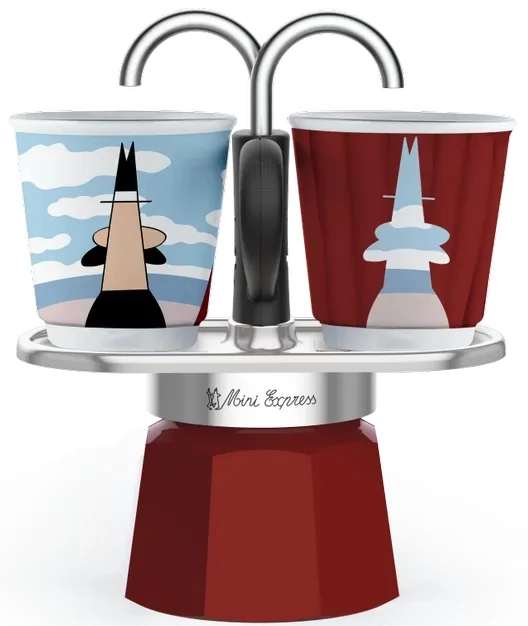 BIALETTI 1406/MR MINI EXPRESS Kávéfőző kotyogós 2 személyes szett