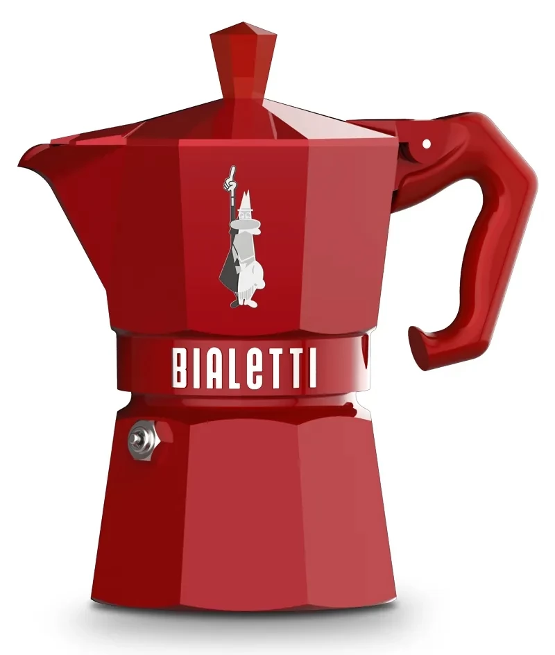 BIALETTI 9055 Moka Exclusive Kávéfőző 3 adag Piros