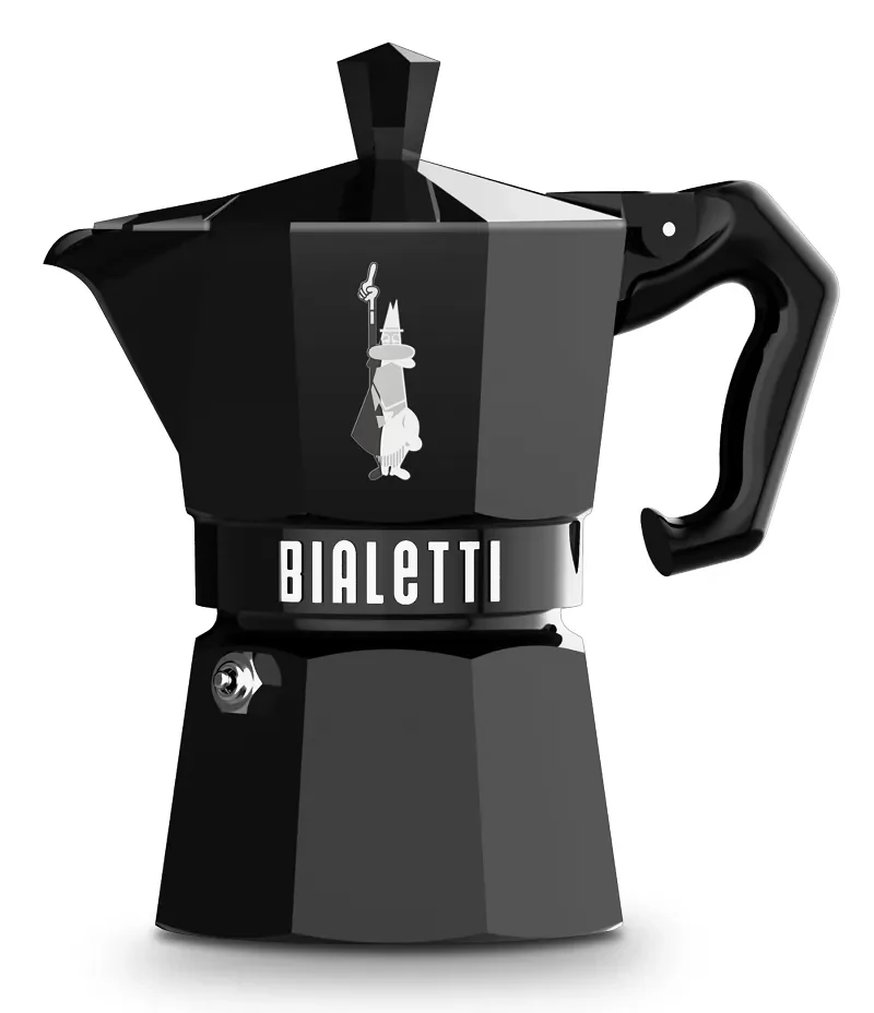 BIALETTI 9065 Kávéfőző Kotyogós 3 személyes Fekete