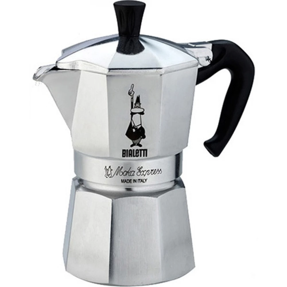 BIALETTI Moka Express 2 személyes kotyogós kávéfőző inox