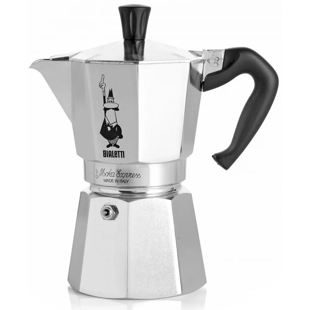 BIALETTI Moka Express 6 személyes kávéfőző inox
