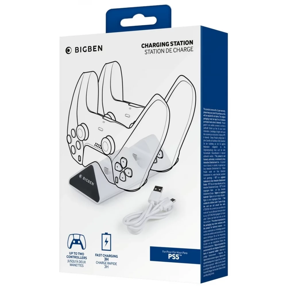BIGBEN Dual v2 Kontroller töltő (PS5)