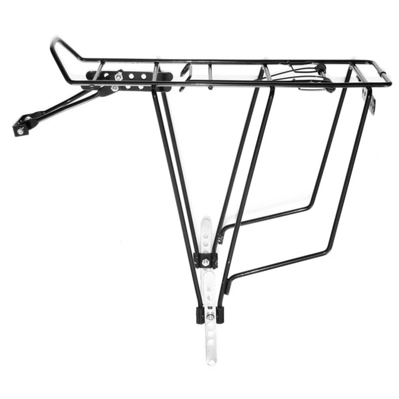BIKE Kerékpár csomagtartó 24"-28" acél fekete