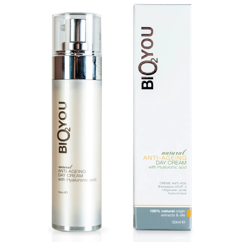 Bio2you natúr homokt anti-ageing nappali arckrém hialuronsav 50 ml