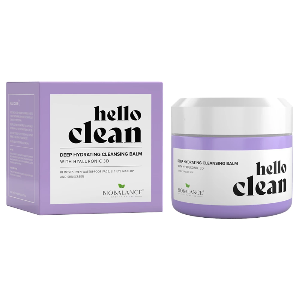 BIOBALANCE Biobalance hello clean 3in1 mélyhidratáló arctisztító balzsam 100 ml