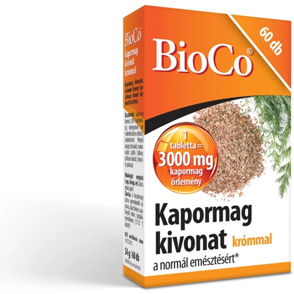 Bioco kapormag kivonat krómmal tabletta 60 db