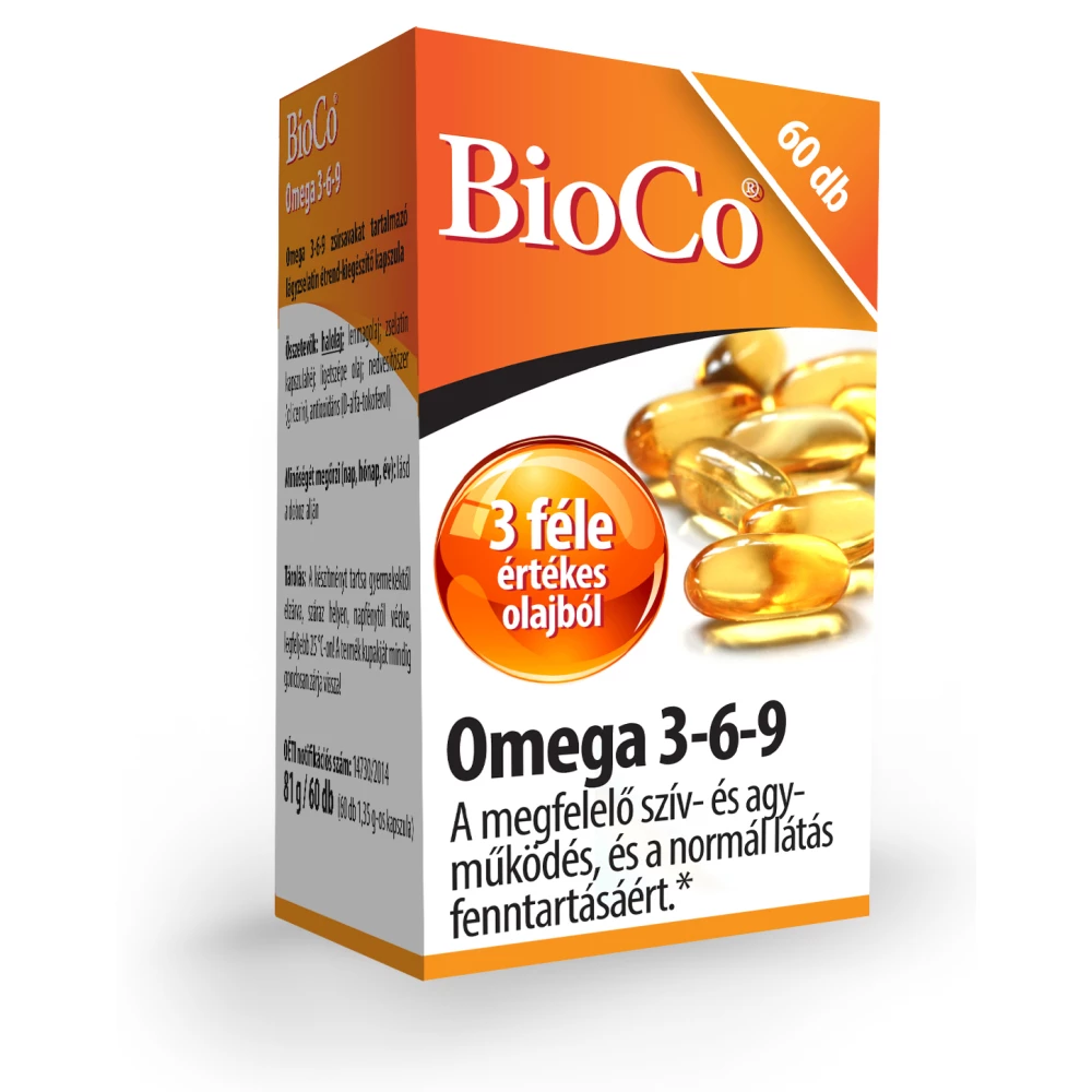 Bioco omega 3-6-9 kapszula 60 db