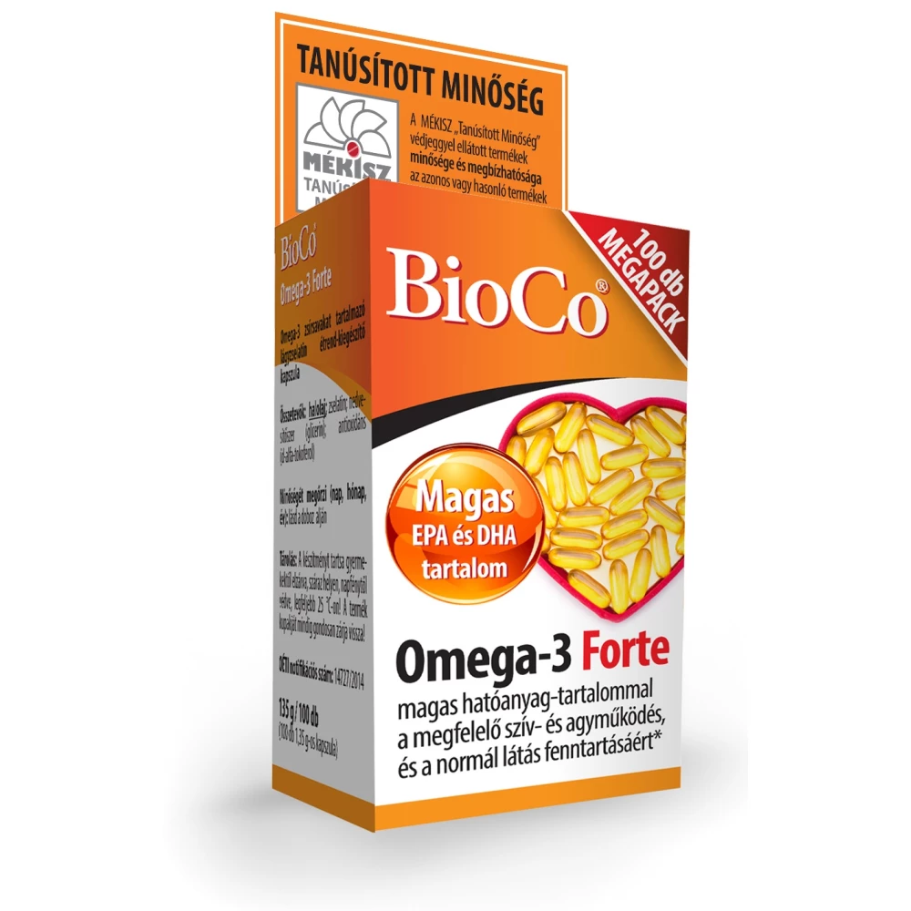 Bioco omega-3 forte kapszula 100 db