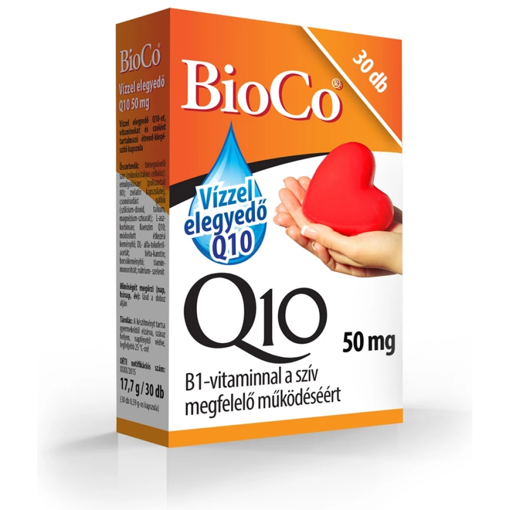 Bioco q10 50mg kapszula vízzel elegyedő 30 db
