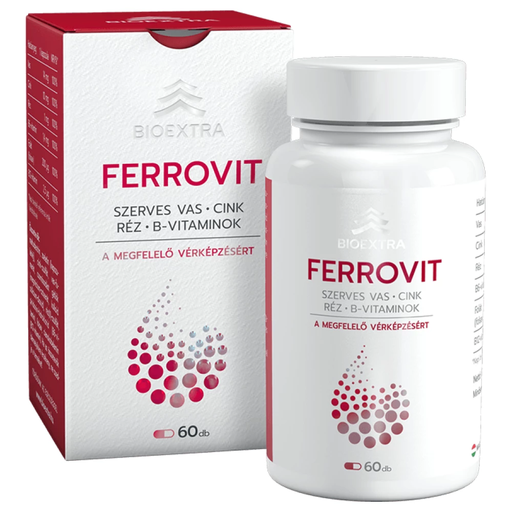 BIOEXTRA Bioextra ferrovit kapszula 60 db