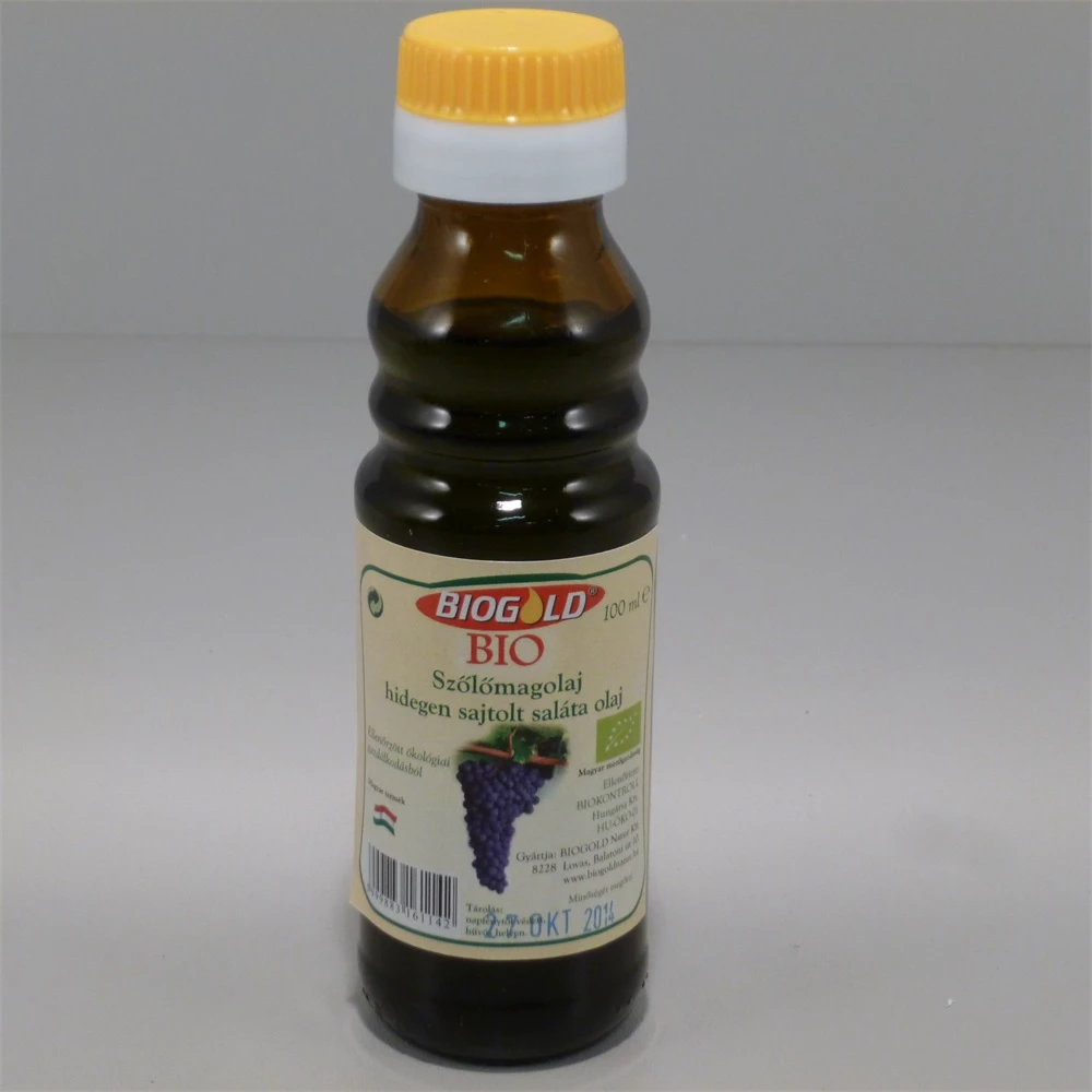 Biogold bio szőlőmagolaj 100 ml