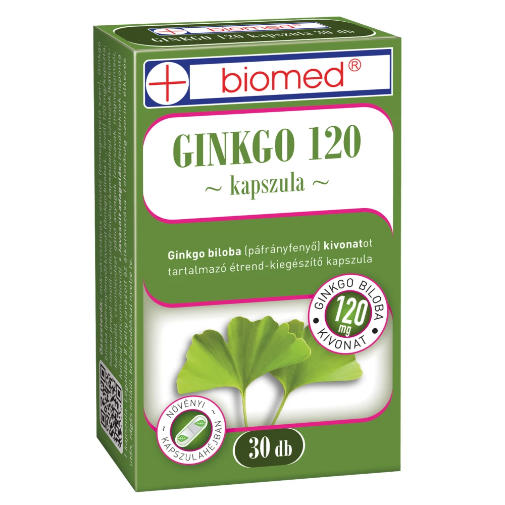 BIOMED Biomed ginkgo 120 kapszula 30 db